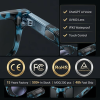 Gafas Inteligentes 2026 con Lentes Únicas, Cámara de 13MP, Videocámara, Gafas de Sol con Transferencia Wi-Fi, Grabación de Audio, Gafas Inteligentes con IA