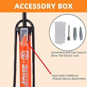<span class=keywords><strong>Pompe</strong></span> à air gonflable pour ballons de vélo, 2 tons, poignée en plastique, jauge de baril en acier, <span class=keywords><strong>pompe</strong></span> à air au sol pour Schrader, Presta, Dunlop - Product Image 3
