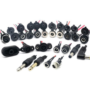 ปลั๊กไฟ DC 12V แบบกลม หัวเสียบและปลั๊กตัวเมียสำหรับชาร์จ ขนาด 5.5*2.1/2.0/2.5/3.5*1.3 มม. - Product Image 1