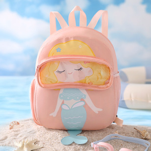 Childrens Backpack Swim Dry Wet Separation 20L Polyester Waterproof With Card Holder And Mesh Pocket For Swimming And Water - Product Image 2