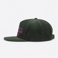 Casquette Vintage Personnalisée 6 Panneaux en Velours Côtelé avec Broderie Chenille Effet Serviette, Visière Plate, Style Sportif, en Caoutchouc, Fabricant OEM ODM, Lettre Ajustable