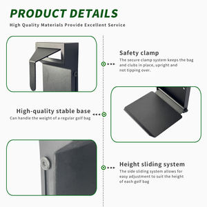 Soporte de Pared para Bolsa de Golf de Uso Comercial Resistente, Ahorra Espacio, Soporte para Equipo de Golf, Soporte de Almacenamiento para una Sola Bolsa de Golf - Product Image 5