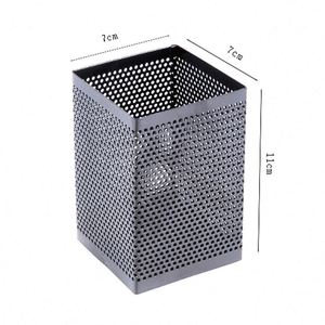 Colorful Pen Holder Small Office Accessories Mesh Pencil Holder Metal Pen Holders Desk Organizer - Product Image 3