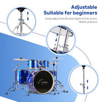 Factory Direct Wholesale ENJOY Professional Acoustic Jazz Drum Set for Stage Shows - Percussion Instruments