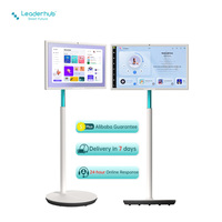 Leaderhub L27M Pantalla Táctil Giratoria Inteligente de 27 Pulgadas, Batería de Gran Capacidad con Duración de 6.5 Horas para Uso Doméstico