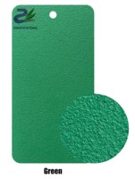 Revêtement en caoutchouc acrylique vert pour terrains de tennis et de pickleball, absorption des chocs, écologique, utilisation intérieure/extérieure