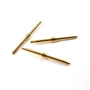 Manufacturer Gold Plated Terminal Pin Brass Contact Point Pin For Connector