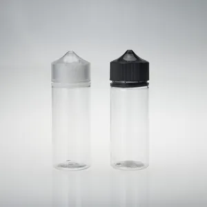 زجاجات بلاستيكية فارغة للزيت زجاجة بلاستيكية 120 مل V3 للزيت مع زجاجة بلاستيكية فارغة للزيت السائل 500 قطعة/1 كارتون