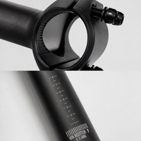 Batang Stang Sepeda Aluminium Alloy Tahan Lama Ringan - Pipa Ekstensi Lurus Tunggal 31.8mm In-Line untuk