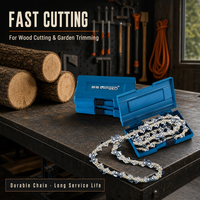Chaîne de tronçonneuse industrielle LONGER SAWCHAIN pour tronçonneuse à essence, guide-chaîne de 18 pouces, certifiée CE, pièces de rechange