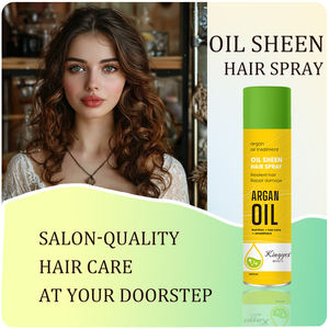 Olio d'oliva biologico <span class=keywords><strong>Spray</strong></span> per capelli forte trattenere il calore protettivo olio di cocco nutriente lucentezza fibra che tiene olio per capelli per lo Styling - Product Image 4