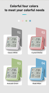 Комнатный гигрометр термометр температуры влажности монитор Цифровой Крытый термометр - Product Image 5