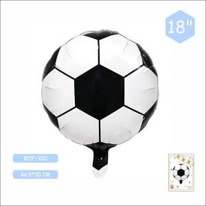 بالون هيليوم من جلوبوس, على استعداد للشحن 18 بوصة على شكل دائري ، بالون متوهج من ألياف الهليوم ، كرة قدم موسع - Product Image 3