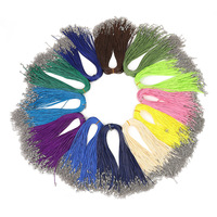 100 Stück Bunte 1,5 & 2 mm Gewachste Schnur Verstellbare Geflochtene Kordel für DIY Halsketten Armbänder Schmuckherstellung Zubehör