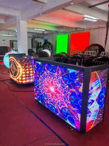 Pantalla LED de mostrador, mesa de <span class=keywords><strong>DJ</strong></span> con pantalla LED, cabina de mesa de <span class=keywords><strong>DJ</strong></span> plegable para festivales de música y discotecas - Product Image 6