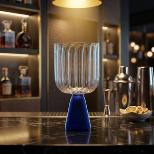 Verres à cocktail légers en céramique artisanale en borosilicate de 340 ml, colorés, sans plomb, coupe Martini, verrerie de bar réutilisable en gros - Product Image 5