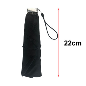 Parapluie pliable 5 sections léger, compact, portable, manuel, protection solaire et anti-UV pour adultes - Product Image 5