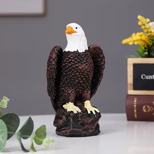 Statue d'Aigle Chauve Américain en Résine en Gros, Sculpture Animale, <span class=keywords><strong>Figurine</strong></span> de Faucon pour Décoration de Jardin, Extérieur, Patio, Cour, Allée - Product Image 4
