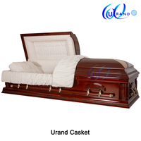 Artículos Funerarios, Ataúdes de Madera, Estilo Americano, Ataúdes de Madera para Adultos para Funeral