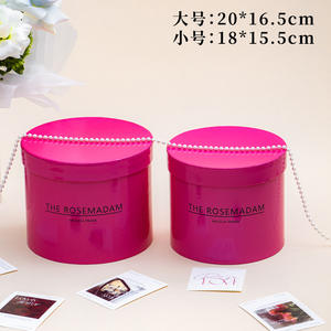 Orit vente en gros fête des mères boîte-cadeau de fleurs rondes, carton en forme de cylindre pour l'expédition et les cadeaux - Product Image 6