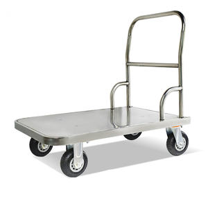 304 waterdichte roestvrijstalen <span class=keywords><strong>trolley</strong></span> opvouwbaar <span class=keywords><strong>platform</strong></span> 200kg 400kg multifunctionele <span class=keywords><strong>trolley</strong></span> - Product Image 3