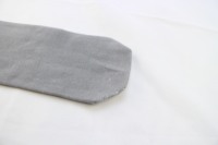 Chaussette orthopédique en coton pour jambe amputée, recommandée par les experts – Facile d'entretien, confortable, lavable, douce, grise, certifiée CE, à enfiler pour jambe et genou