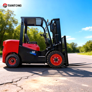 Бесплатная доставка! 3-тонный дизельный вилочный погрузчик с сиденьем оператора, 4 колеса, гарантия 1 год, сертификат CE, для использования на складе. - Product Image 6