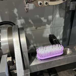 Máquina automática CNC de 5 ejes, 2 perforaciones <span class=keywords><strong>y</strong></span> 1 máquina para hacer mechones, cerdas de <span class=keywords><strong>mano</strong></span> de madera, máquinas para hacer cepillos - Product Image 5