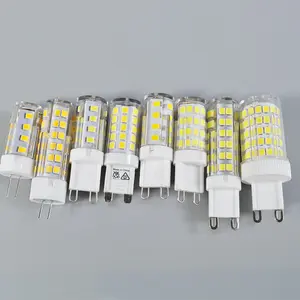 LED G4/G9หลอดไฟขนาดเล็กสำหรับโคมไฟระย้าเซรามิกวัสดุแก้วซิลิโคนรับประกัน2ปีใช้ในร่ม