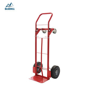 Camion de main de sac de chariot à main en acier résistant de 2 roues avec les roues en caoutchouc solides - Product Image 5