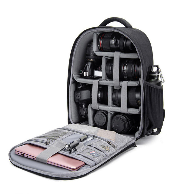 Outdoor Sports Men Photographers Camera Backpack Professional Camera Bag for DSLR/SLR
