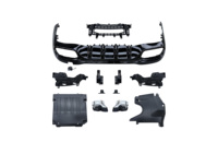 Nuevo Parachoques de Material PP al por Mayor con Puntas de Escape para Mercedes Clase C W206 2022-2024, Estilo C63 AMG, de Atornillar