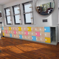 Casier de rangement en plastique ABS facile à assembler, étanche, à fixation au sol, compatible avec différents systèmes de verrouillage