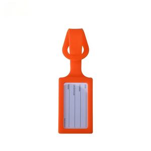 Vente directe d'usine, étiquette de bagage en silicone de qualité alimentaire, film protecteur transparent en PVC intégré à l'avant, étiquette de bagage - Product Image 4