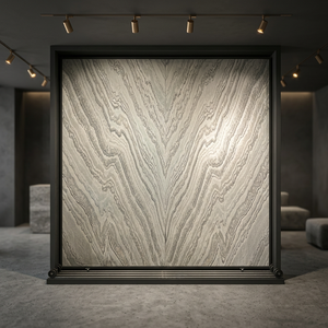 Revestimiento Decorativo de Piedra Natural Blanca Apilada, Impermeable, Resistente al Fuego, Estilo Industrial, para Uso en Interiores de Hogares, Gimnasios, Apartamentos y Centros Comerciales - Product Image 4