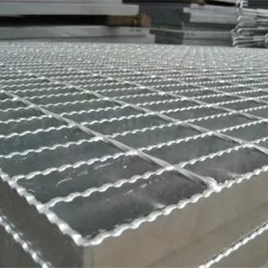 Construction Materials Customized Manufacturers Heavy Duty A 36 Galvanized Tooth Type Steel Grid Plate Serrated Grating
