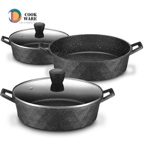 Pot hollandais de cuisson antiadhésif en <span class=keywords><strong>aluminium</strong></span> moulé sous pression à revêtement de <span class=keywords><strong>santé</strong></span> facile à nettoyer - Product Image 1