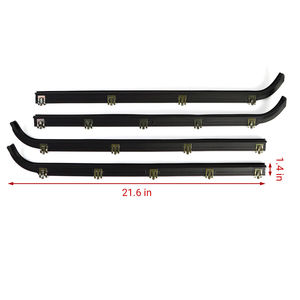 Burlete de ventana exterior premium OBS para Ford F-Series F150 F250 F350 y <span class=keywords><strong>Bronco</strong></span> 1987-1997, 4 piezas - Product Image 1