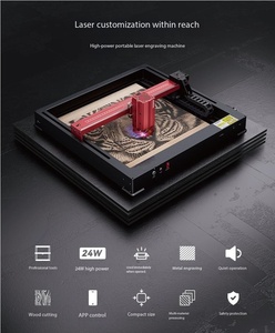 Para ATOMSTACK C4 <span class=keywords><strong>Pro</strong></span> 200W CNC Máquina cortadora de grabado láser 3D 0-20mm Alto 420x420mm 20W Refrigeración por aire láser - Product Image 6