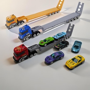 Camioneta de Juguete de Metal Fundido a Presión, Camioneta Personalizada con Remolque, Modelo de Alta Calidad para Niños - Product Image 2
