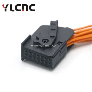 Conector elétrico de 14 pinos para VW Mercedes benz AMP 1-965602-2 1-967336-2 para cabo de conjunto de linha de teste EIS EIV