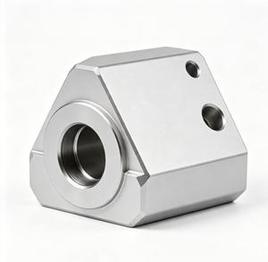 CNC Machined Aluminum Milling Adapter With Threaded Hole And Hexagonal Flange CNC machining Custom <b>Tooling</b> Service - Product Image 6