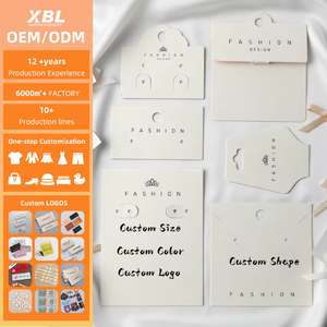Designer Cardboard <strong>Earring</strong> Card Custom Logo Jewelry <strong>Earring</strong> Packaging Display Paper Jewelry <strong>Earring</strong> Cards <strong>Holder</strong> - Product Image 1