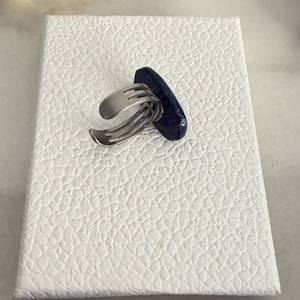 Accessori Donna alla Moda, Gioielli di Moda, Anello Regolabile in Pietra Naturale, Gioielli in Acciaio Inossidabile - Product Image 6