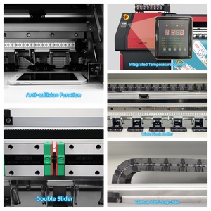 I3200 quảng cáo ngoài trời Máy in phun dung môi sinh thái tự động cho biểu ngữ Flex Vinyl Vải vẽ khổ lớn 1.3m 1.6m 1.8m - Product Image 2