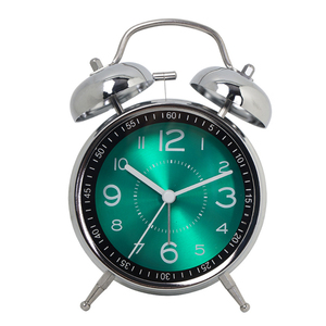 Tùy chỉnh hiện đại kim loại đồng hồ báo thức trẻ em thạch anh hiển thị kỹ thuật số mô hình trừu tượng khuôn mặt duy nhất nghệ thuật Deco phòng khách Quà Tặng - Product Image 1