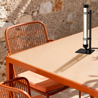 Lampe de chevet pour hôtel, lampe de nuit en PC/PMMA, lampe de table pour hôtel de luxe