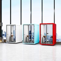 Cabine insonorisée mobile TongSong en HDPE moderne, silencieuse, pour bureau, chambre à coucher, chant et isolation phonique à domicile