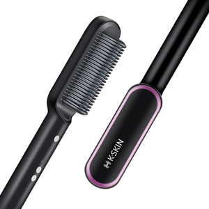 Producto Más Vendido, Plancha de Pelo 2 en 1 con Iones Negativos, Peine para Peinar y Alisar el Cabello - Product Image 1