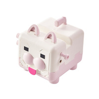 Dessin animé multi-fonctionnel Mini boîte de rangement Songtai support de téléphone portable en plastique pour étudiant bureau à domicile accessoire de bureau